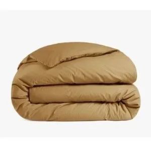 Parachute NWT King/Cal King brushed cotton duvet cover in ochre